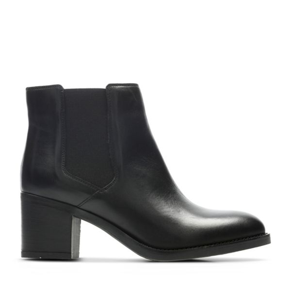 Clarks Womens Mascarpone Bay Ankle Boots Black | UK-2145836